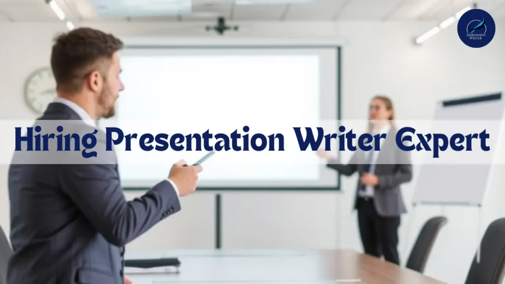 hiring a presentation writer