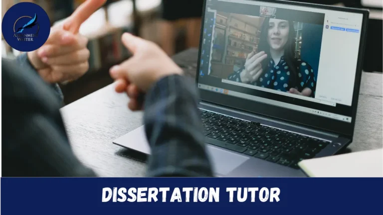 A dissertation tutor in Kolkata providing guidance to a student in a study environment, surrounded by books and notes.-Dissertation Tutor