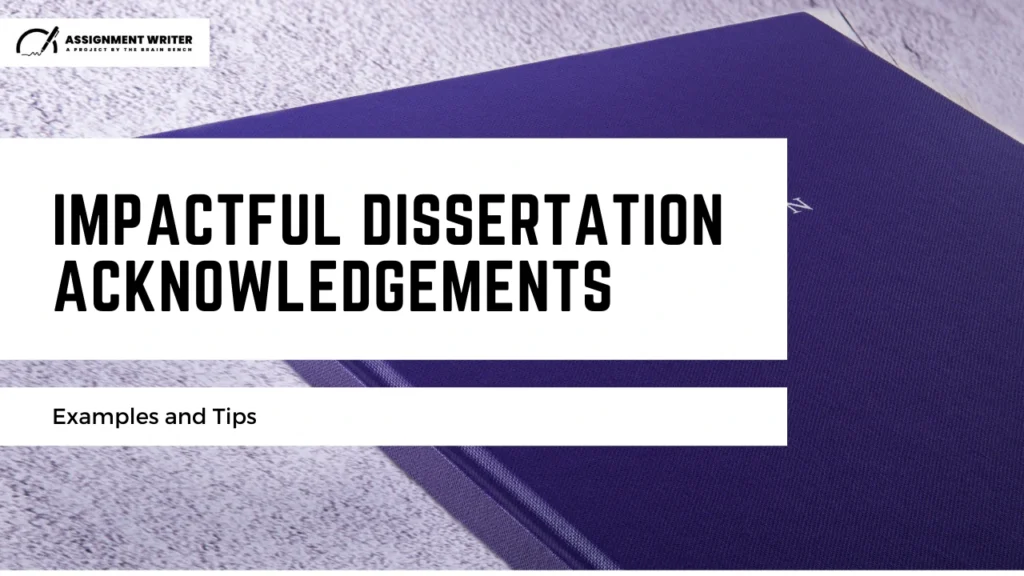 dissertation acknowledgements examples