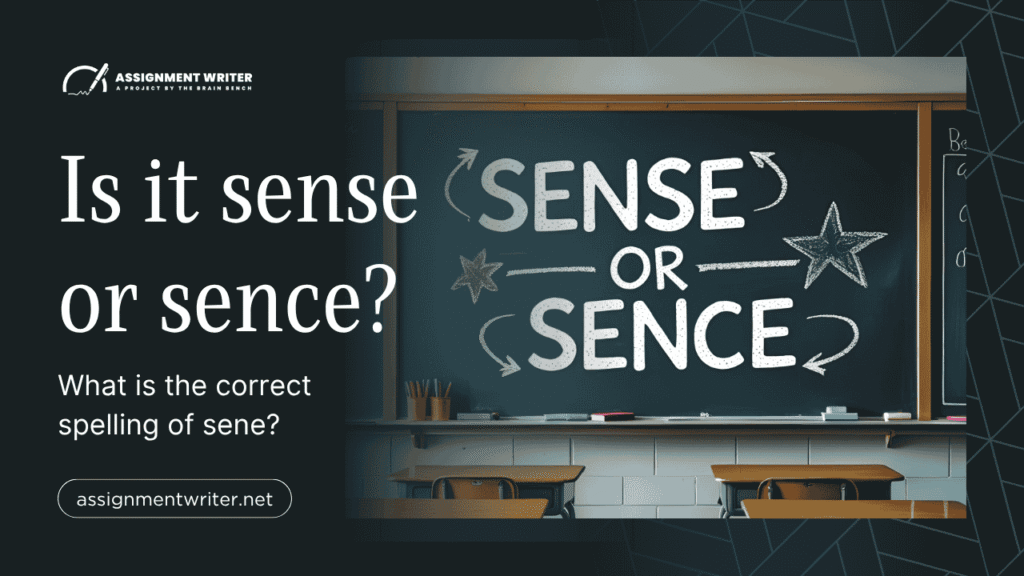 Sense or Sence