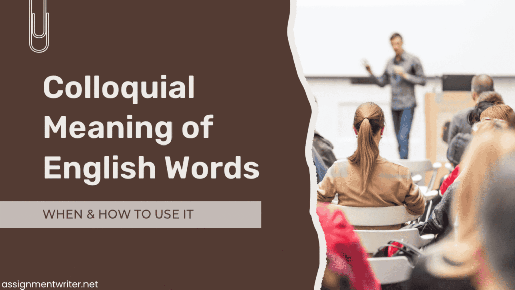 colloquial meaning