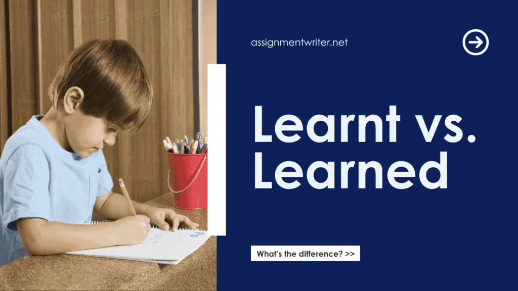 learned or learnt